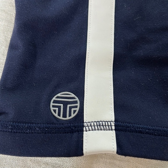 TORY BURCH SPORT NAVY CROPPED LEGGING - Picture 3 of 13
